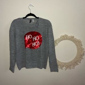 Sequin Holiday Changing Sweater